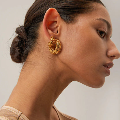[ElanLuxe]Alma Gold Earrings