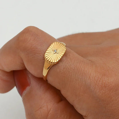 [ElanLuxe]Aglaia Gold Ring