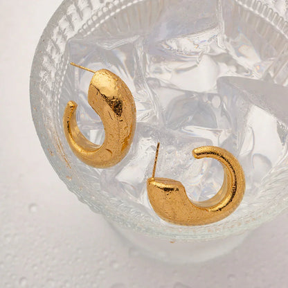 [ElanLuxe]Alice Gold Earrings