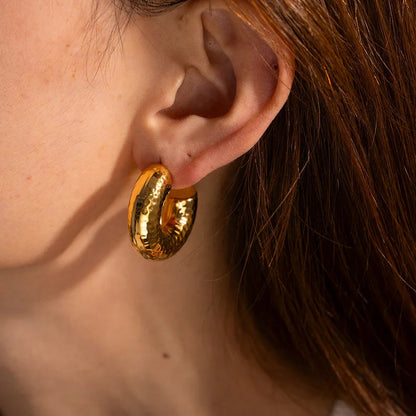 [ElanLuxe]Bethany Gold Earrings