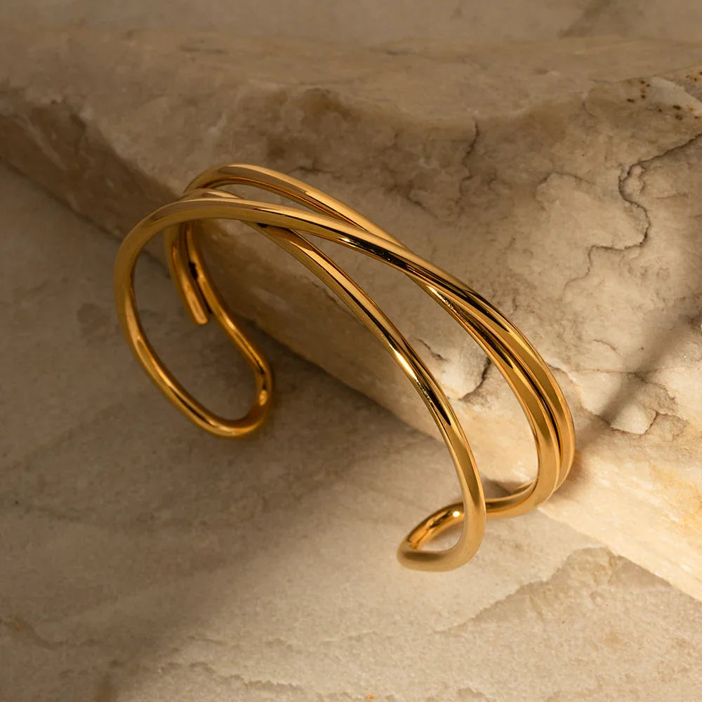 [ElanLuxe]Dolly Gold Bracelet