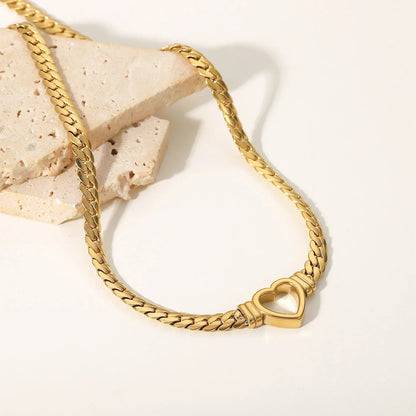 [ElanLuxe]Vali Heart Choker