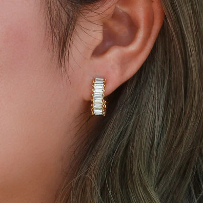 [ElanLuxe]Agnes Diamond Earrings