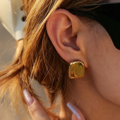[ElanLuxe]Suzy Gold Earrings