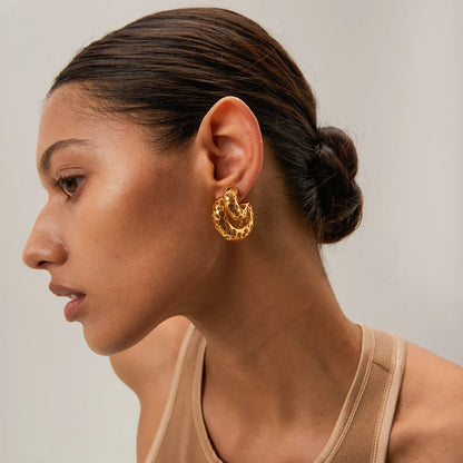 [ElanLuxe]Alma Gold Earrings