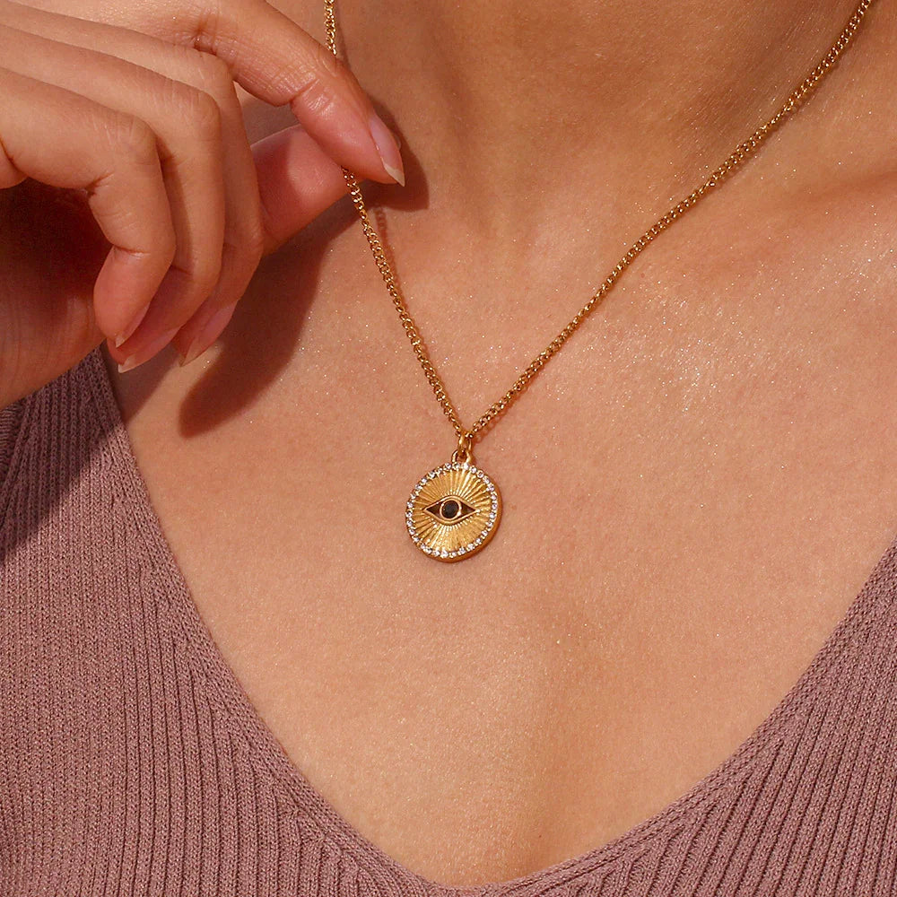 [ElanLuxe]Mathilde Gold Necklace