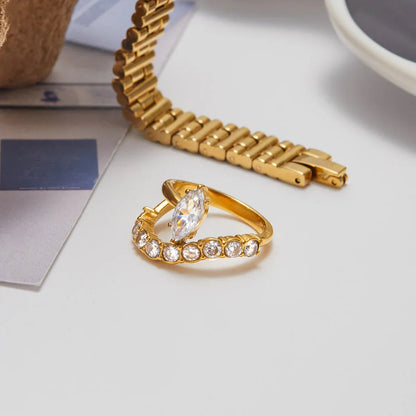 [ElanLuxe]Calina Marquise Diamond Ring