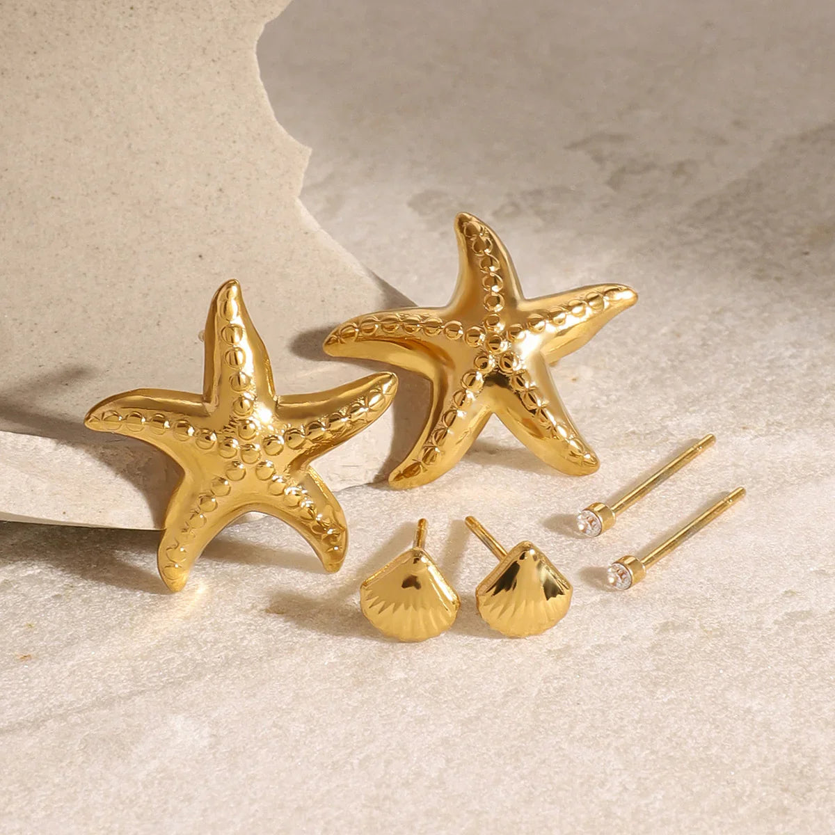 [ElanLuxe]Arielle Ocean-Inspired Earring Bundle