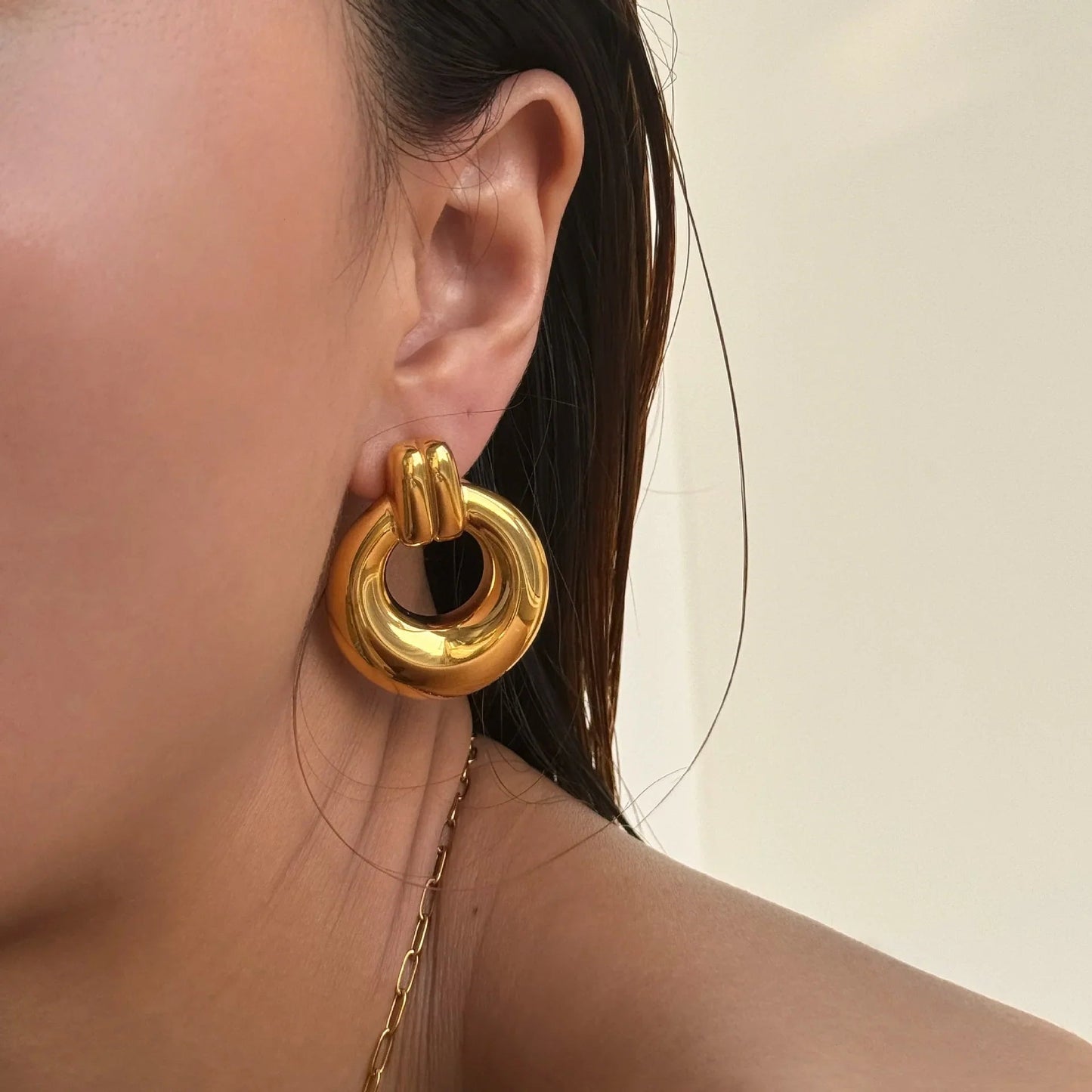 [ElanLuxe]Lynora Gold Earrings