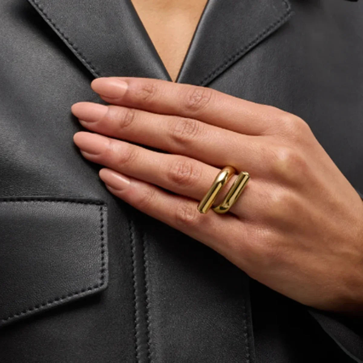 [ElanLuxe]Praire Gold Ring