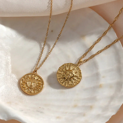 [ElanLuxe]Soleil Gold Necklace