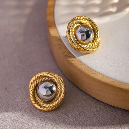 [ElanLuxe]Ariadne Gold Earrings