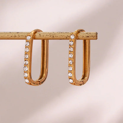 [ElanLuxe]Maya Gold Hoop Earrings