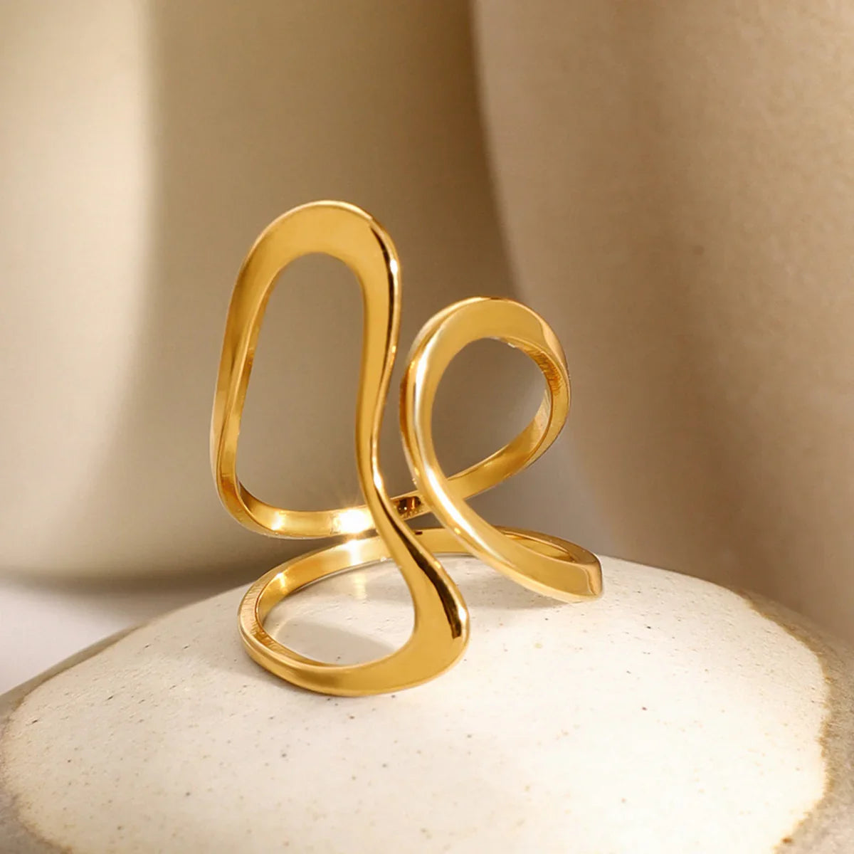 [ElanLuxe]Mosaic Gold Ring