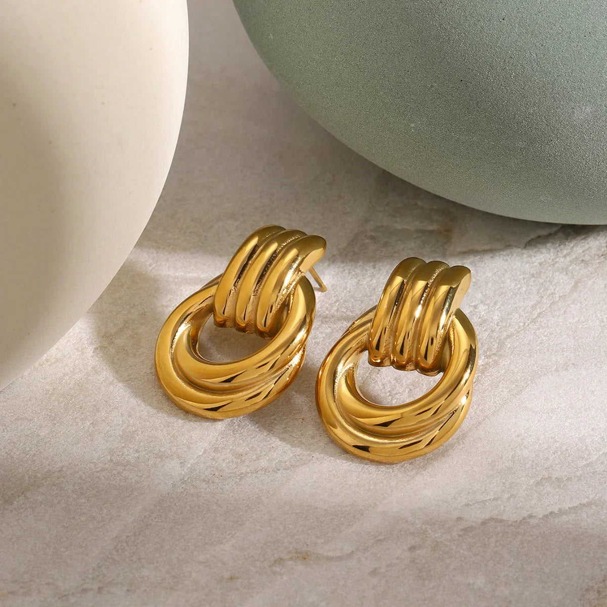 [ElanLuxe]Luna Layered Hoop Earrings
