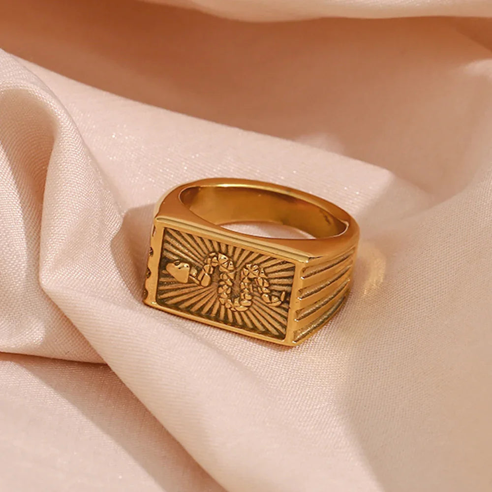 [ElanLuxe]Miles Gold Ring