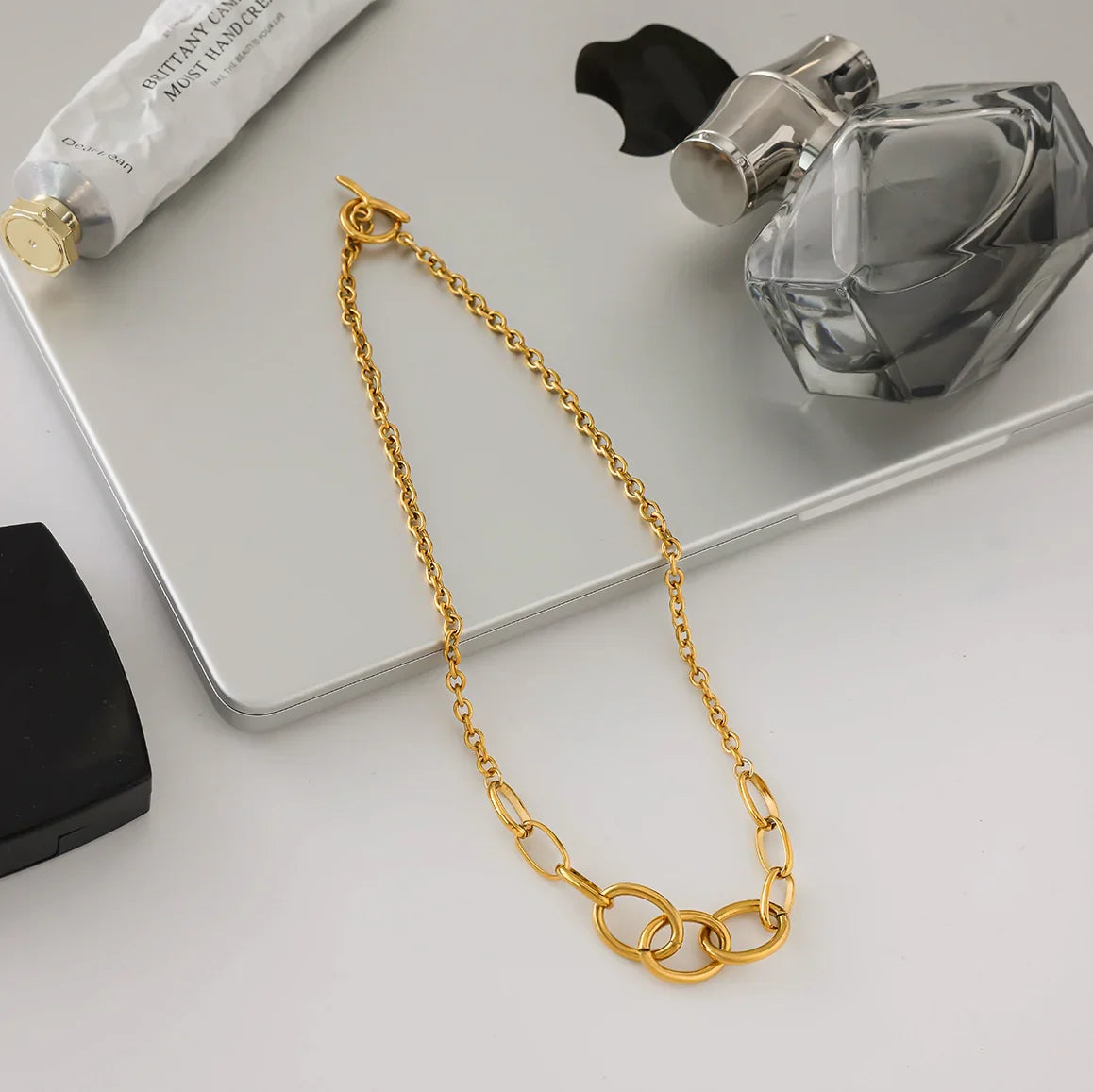 [ElanLuxe]Renelle Gold Chain Necklace
