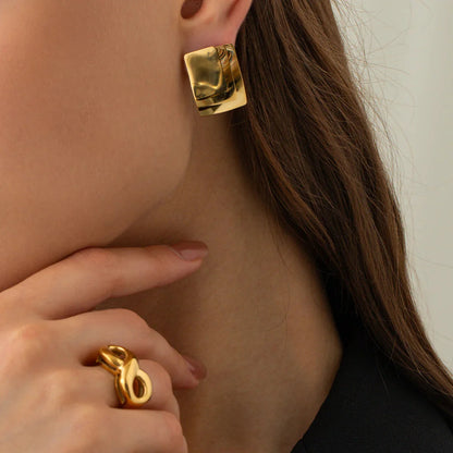 [ElanLuxe]Hettie Gold Earrings