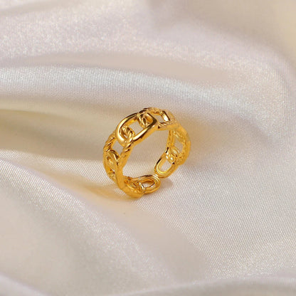 [ElanLuxe]Harmony Gold Ring