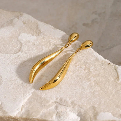 [ElanLuxe]Aspen Gold Earrings