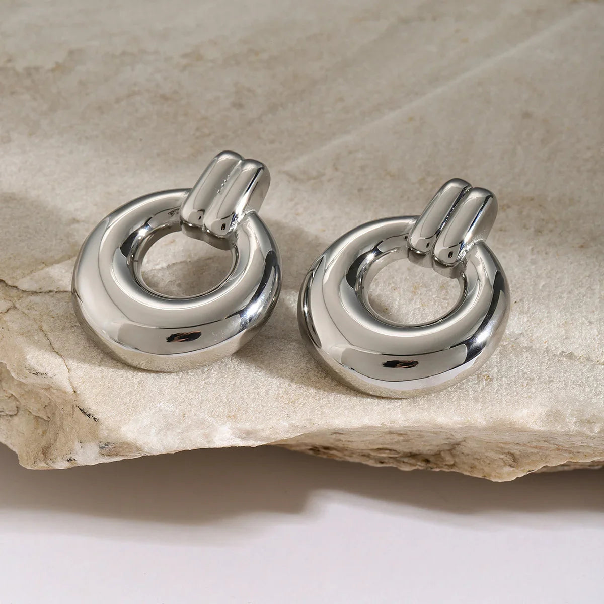 [ElanLuxe]Lillian Silver Earrings