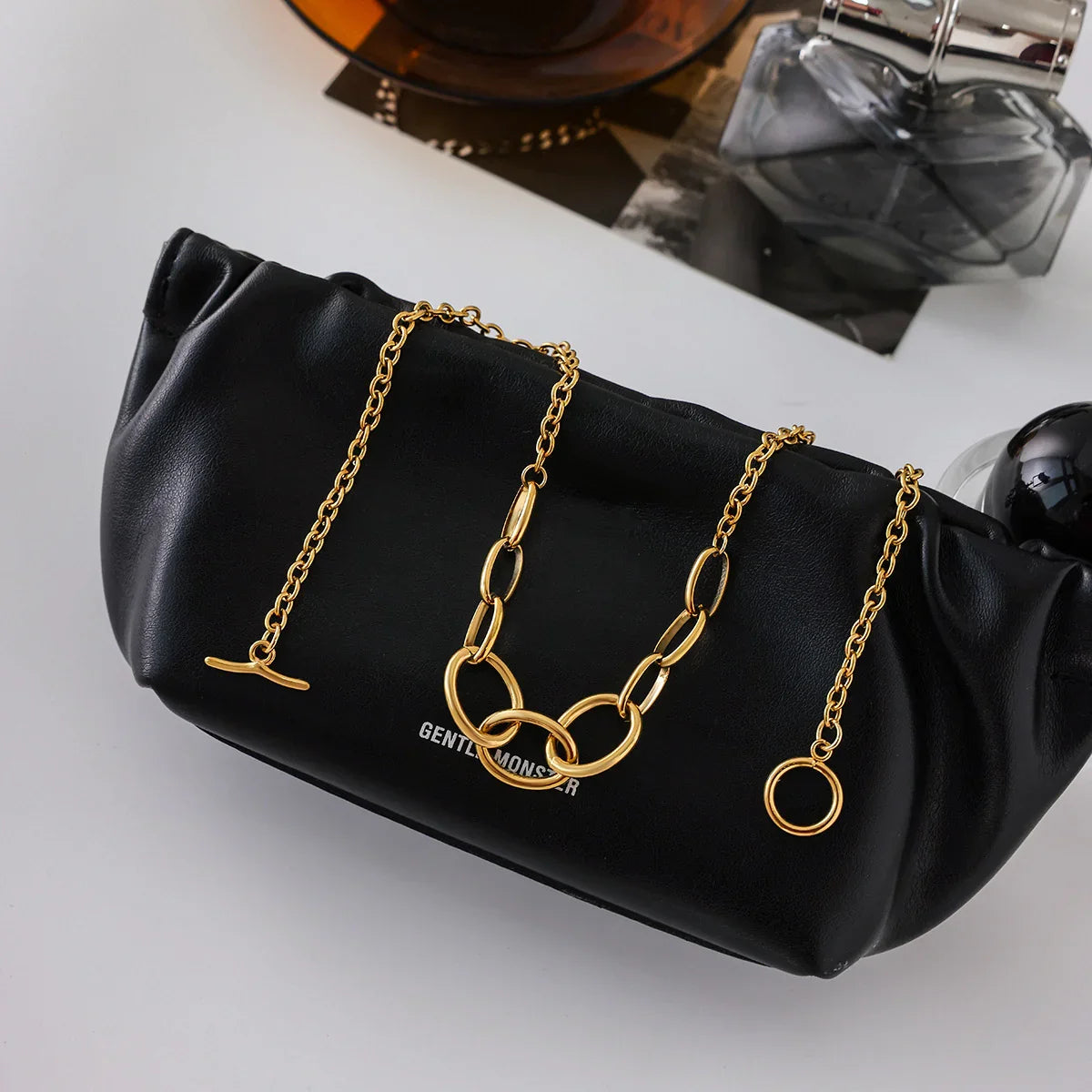 [ElanLuxe]Renelle Gold Chain Necklace