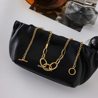 [ElanLuxe]Renelle Gold Chain Necklace