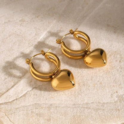 [ElanLuxe]Audrey Gold Earrings