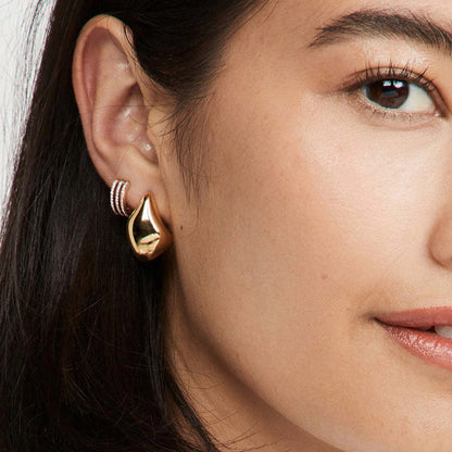 [ElanLuxe]Selena Gold Earrings