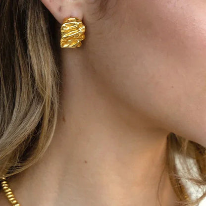 [ElanLuxe]Ashley Gold Earrings