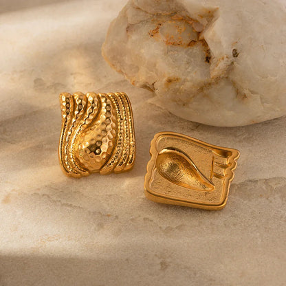 [ElanLuxe]Marigold Gold Earrings