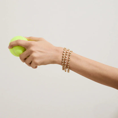 [ElanLuxe]Romani Heart Shaped Tennis Bracelet