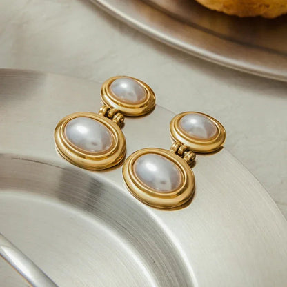 [ElanLuxe]Winnie Freshwater Pearl Earrings
