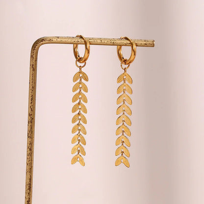 [ElanLuxe]Faith Fishtail Earrings