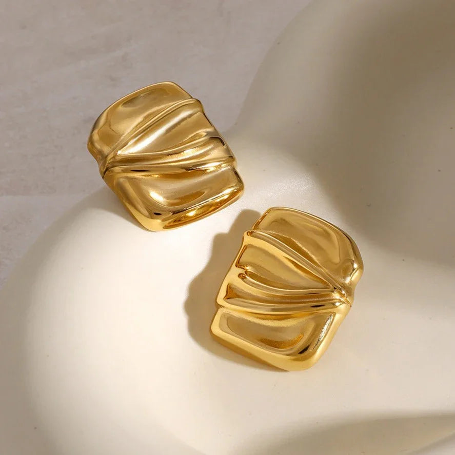 [ElanLuxe]Evette Gold Earrings