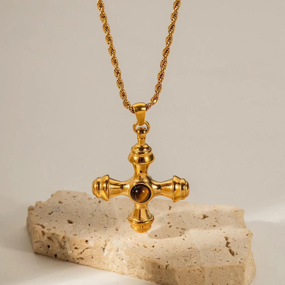 [ElanLuxe]Della Gold Necklace