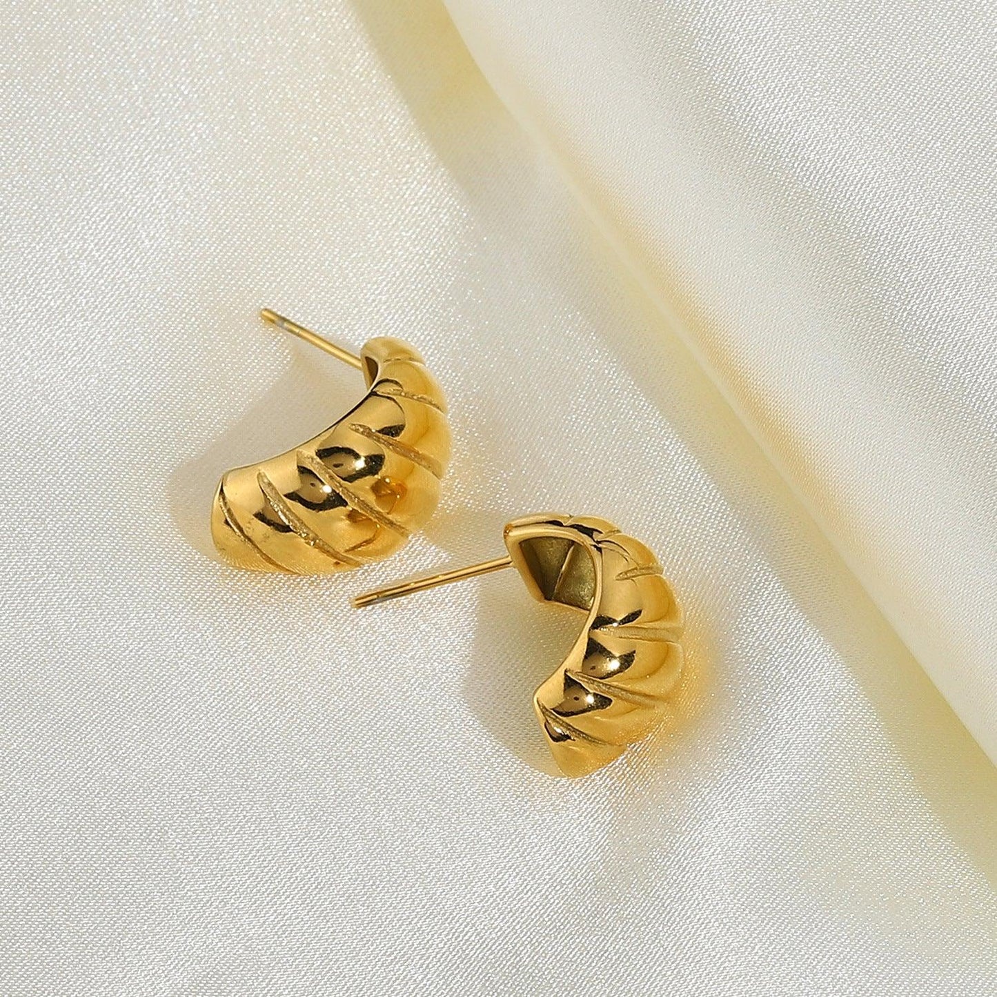 [ElanLuxe]Kelsey Gold Earrings