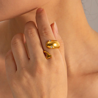 [ElanLuxe]Etta Gold Serpent Ring