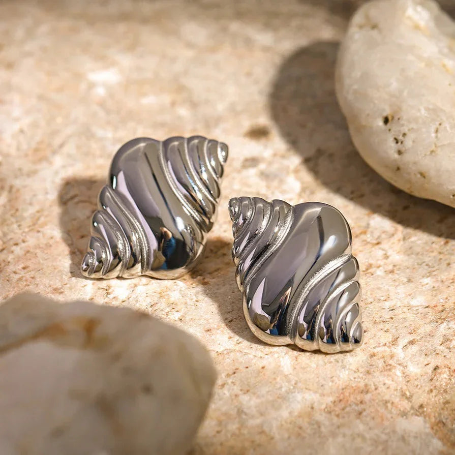 [ElanLuxe]Daria Silver Earrings