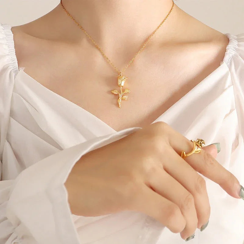 [ElanLuxe]Celia Gold Necklace