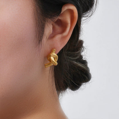 [ElanLuxe]Briony Gold Earrings