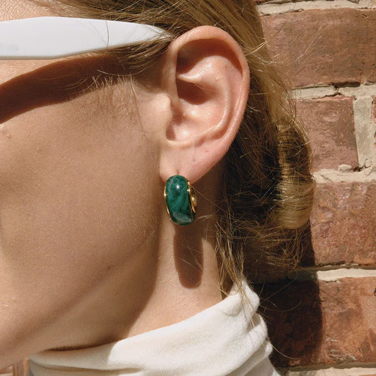 [ElanLuxe]Lexi Chunky Enamel Hoops