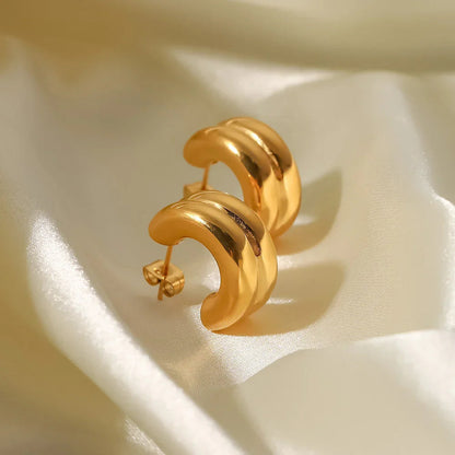 [ElanLuxe]Henrietta Gold Earrings