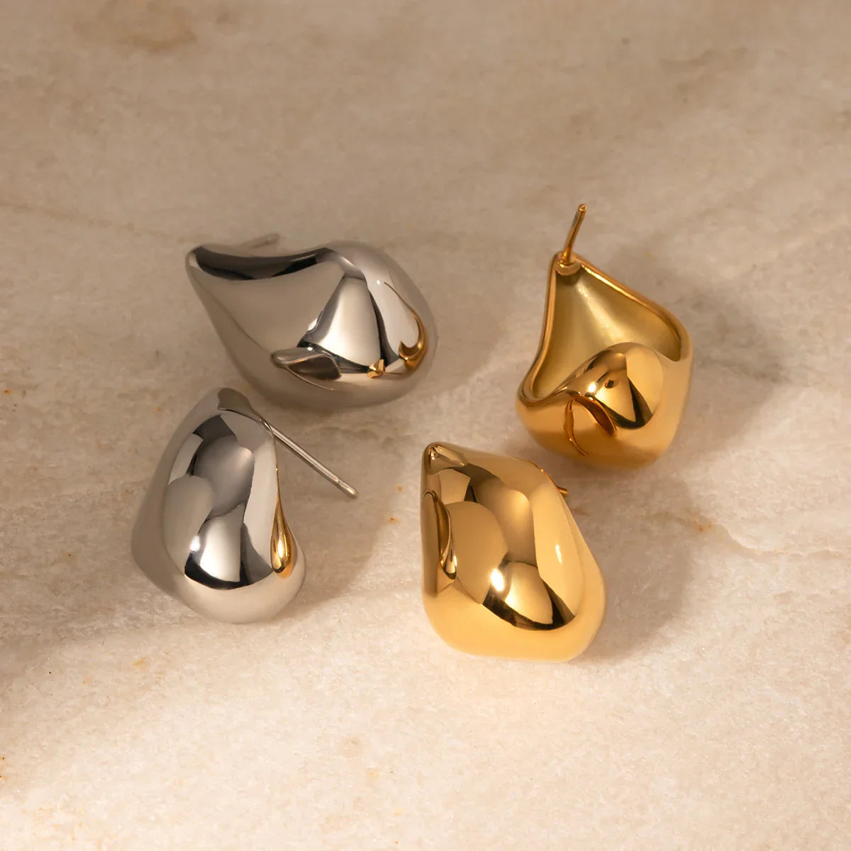 [ElanLuxe]Selena Gold Earrings