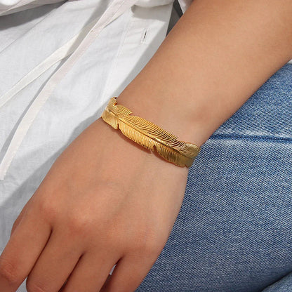 [ElanLuxe]Angelus Gold Bracelet
