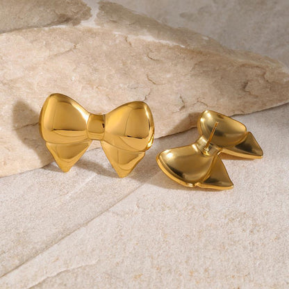 [ElanLuxe]Regina Bow Earrings