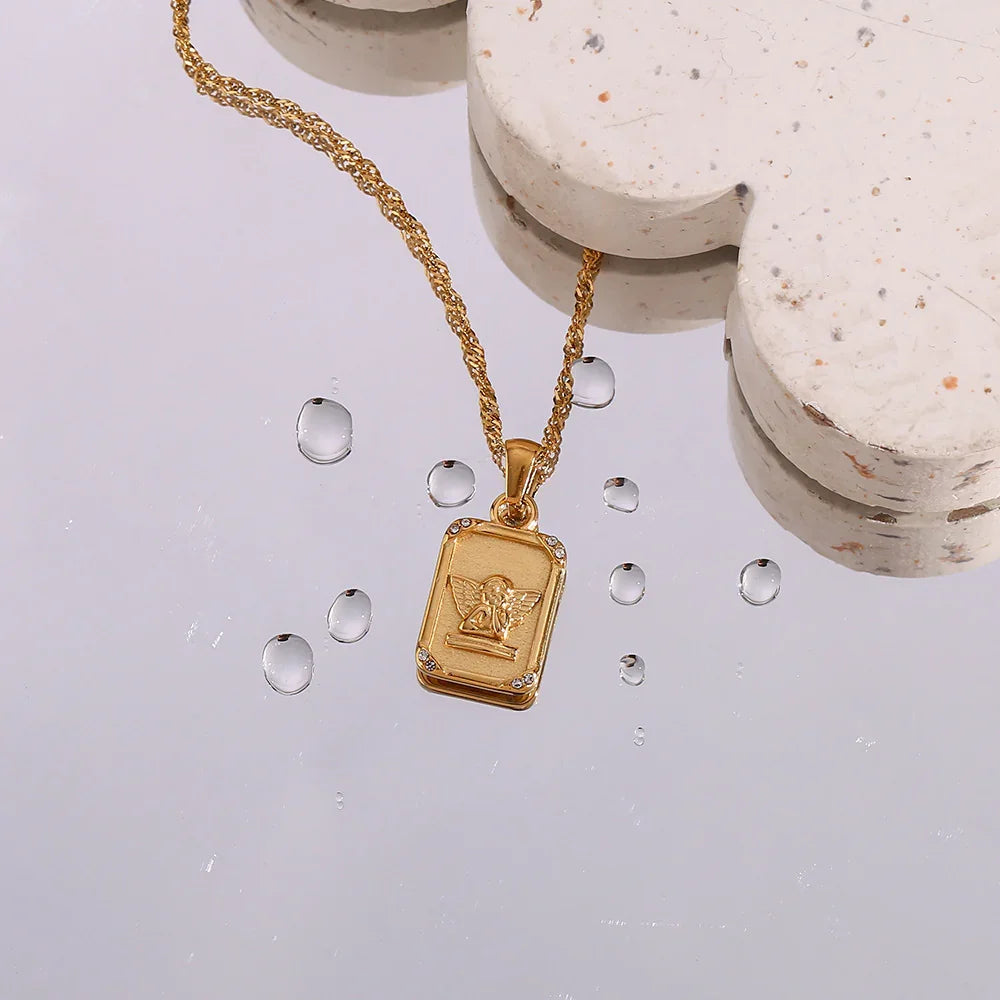 [ElanLuxe]Cleo Gold Necklace