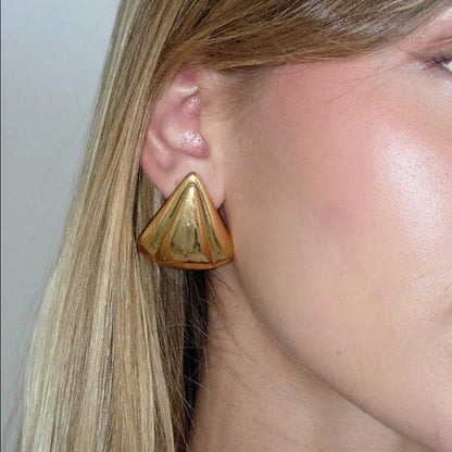 [ElanLuxe]Jillian Vintage Gold Earrings