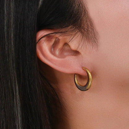 [ElanLuxe]Bailey Hoop Earrings