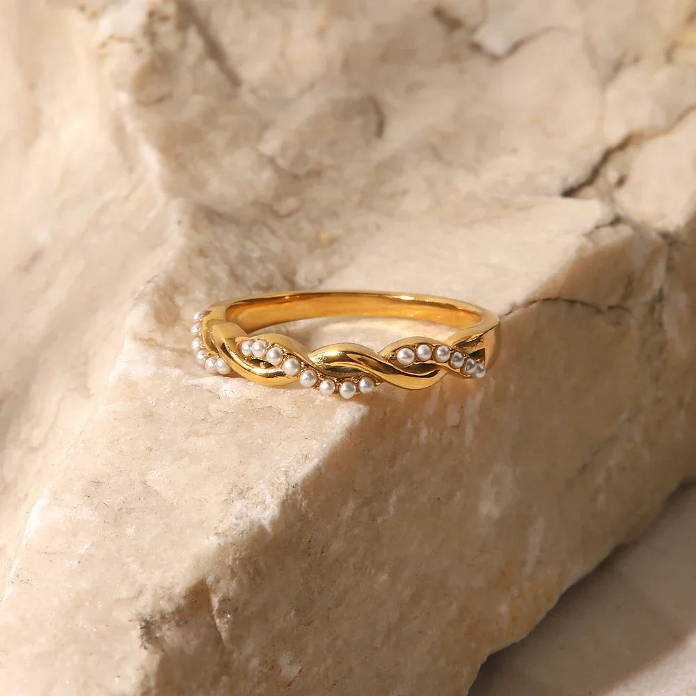 [ElanLuxe]Vivienne Freshwater Pearl Ring